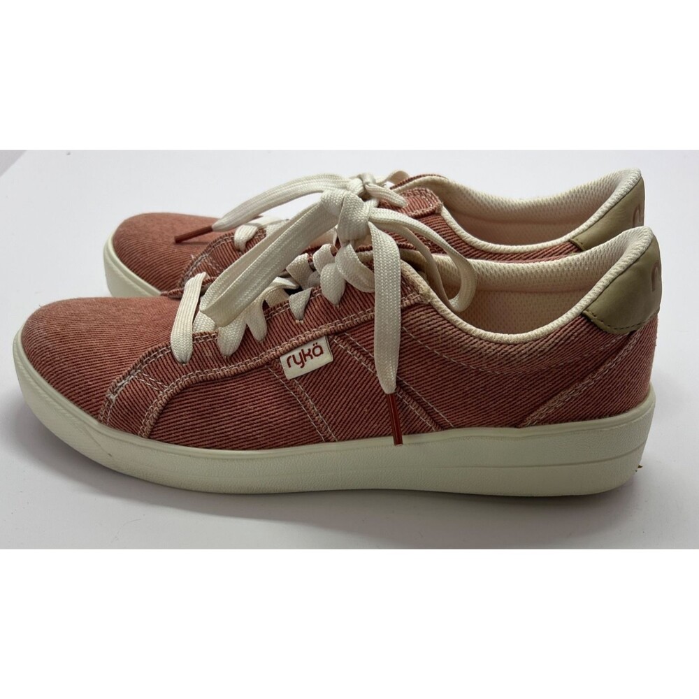 Ryka Viv Classic Denim Casual Sneakers Red Clay Women's Size 9M